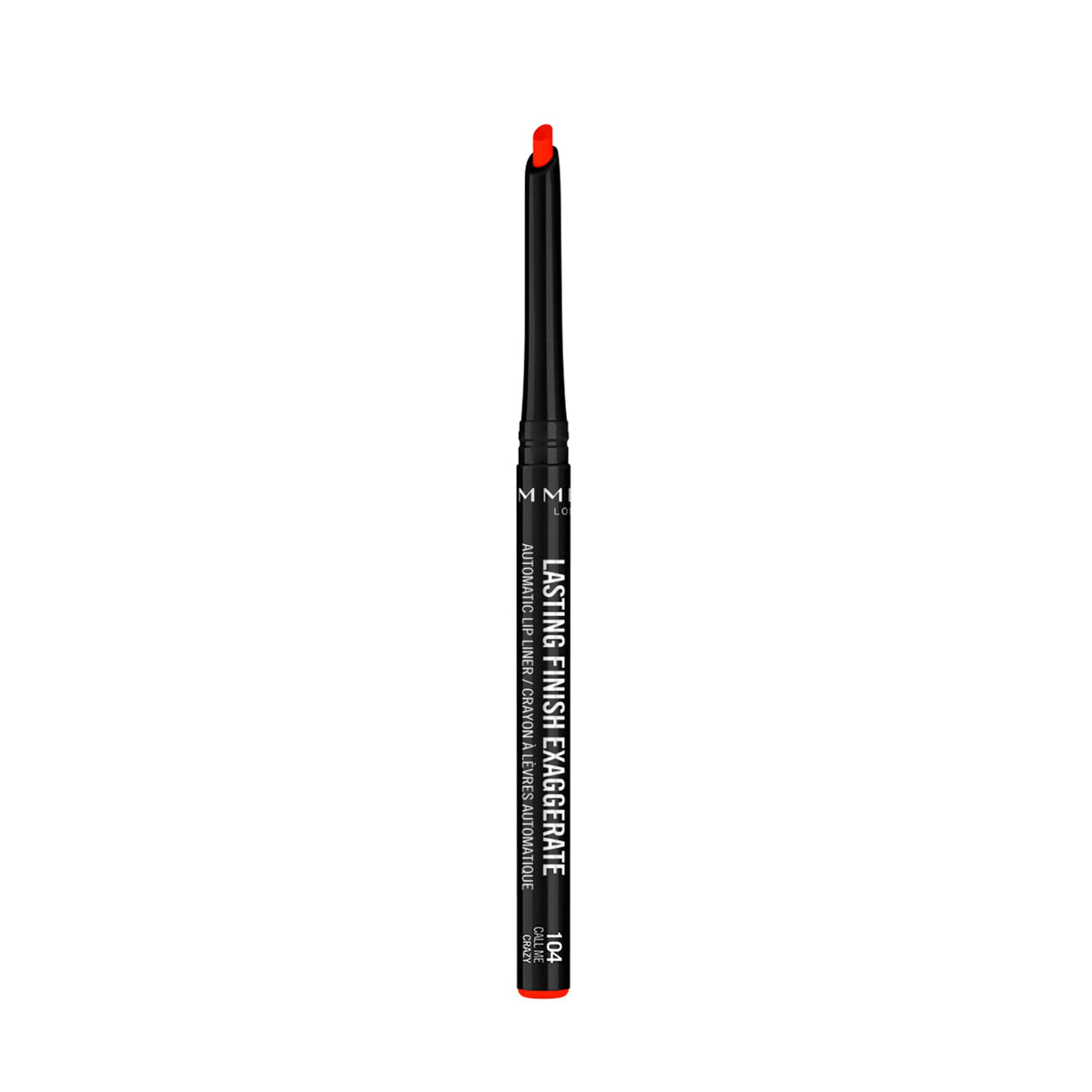 Rimmel Lasting Finish Exaggerate Lip Liner, Rich Formula, Call Me Crazy 104, 0.01Oz