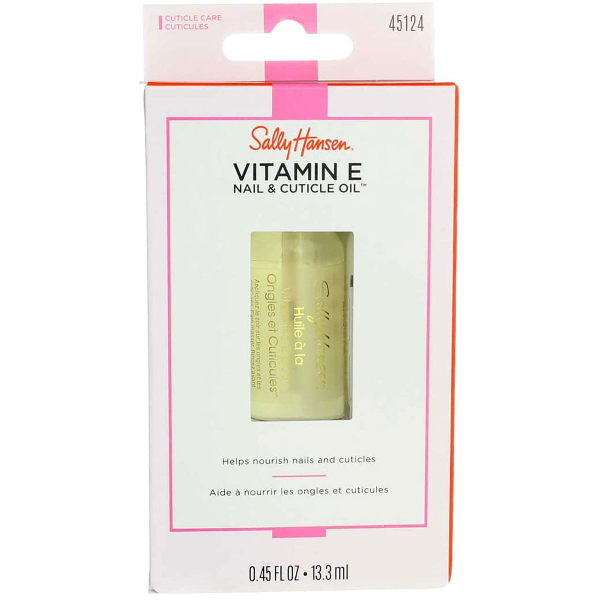 Sally Hansen Vitamin-E Nail & Cuticle Oil 6 Pack - 0.45 Oz Each, Nourishing & Moisturizing