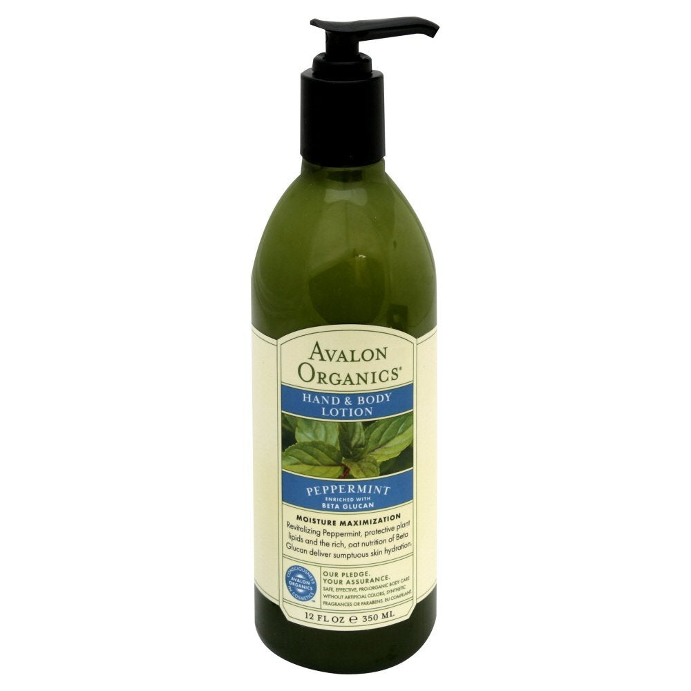 Avalon Organics Peppermint Hand & Body Lotion - 1 Count, Moisturizing & Refreshing