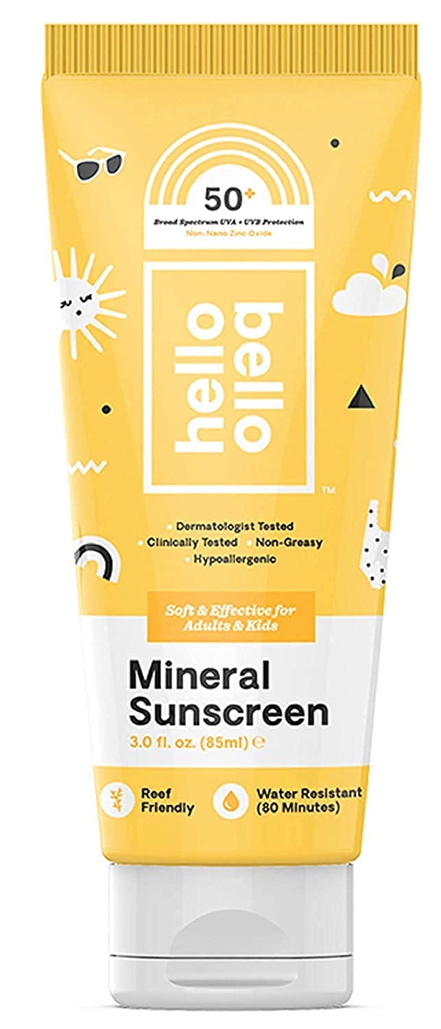 Hello Bello Sunscreen Lotion 3 Oz - Spf Protection, Yellow, Gentle For Kids