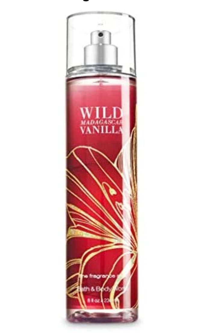 Bath & Body Works Wild Madagascar Vanilla Body Mist, 8 Fl Oz - Refreshing Fragrance