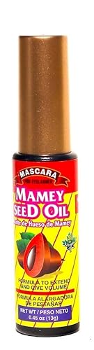 Plantimex Mamey Seed Oil Mascara - Black, 0.45 Fl Oz, Nourishing & Volumizing Formula