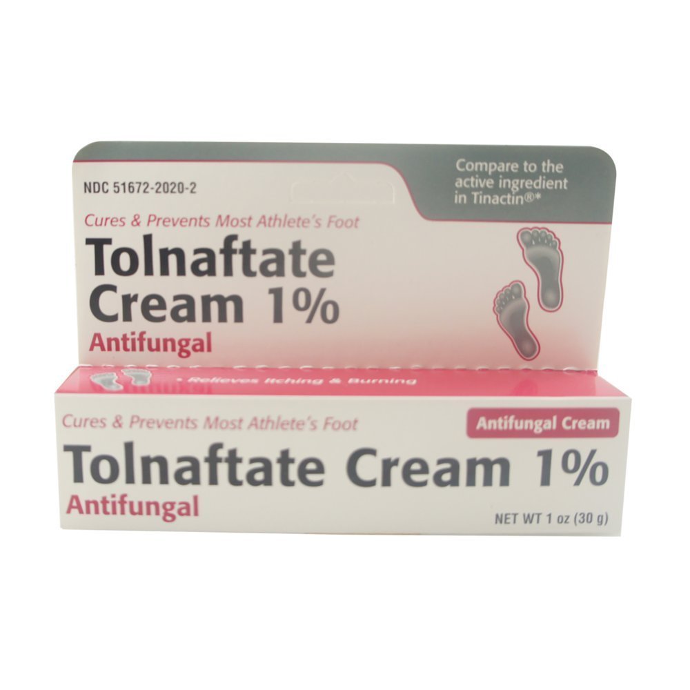 Tolnaftate Antifungal Cream 1% For Athlete'S Foot - 1 Oz (30 G)