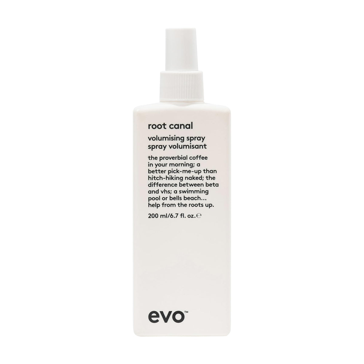 Evo Root Canal Volumizing Spray - Lightweight Texture Boost For Thick Hair - 200Ml