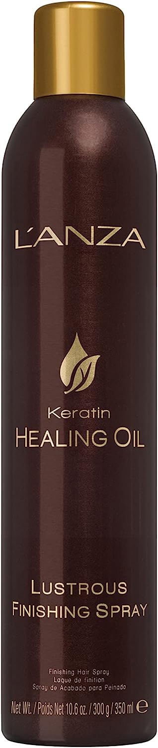 L'Anza Keratin Healing Oil Spray - Boosts Shine & Volume, Hydrates Hair, 10.6 Fl Oz