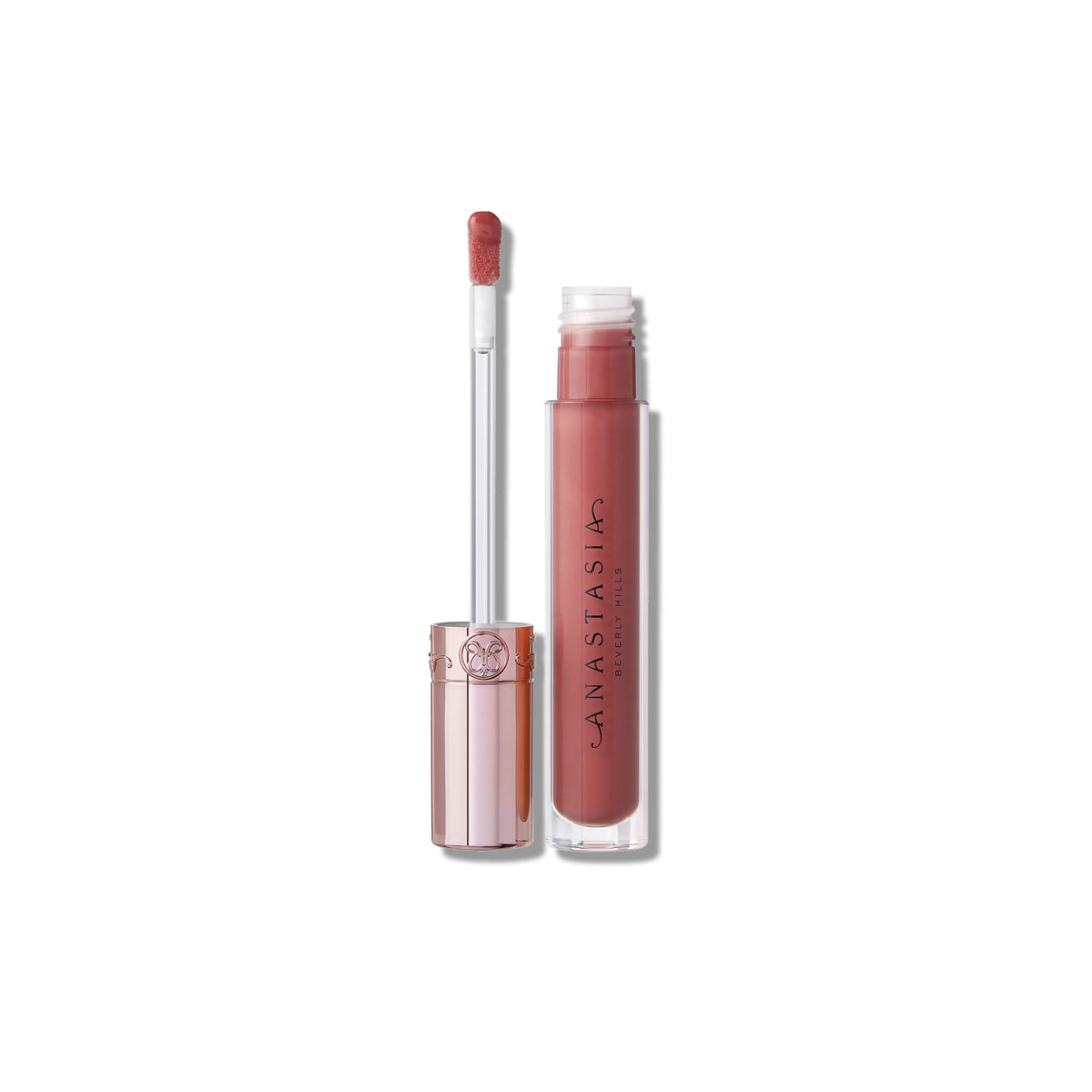 Anastasia Beverly Hills Lip Gloss In Tan Rose - Hydrating Shine And Flawless Finish