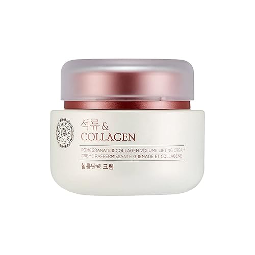 The Face Shop Pomegranate & Collagen Eye Cream - Anti-Aging, Firmness & Elasticity, 3.38 Fl Oz