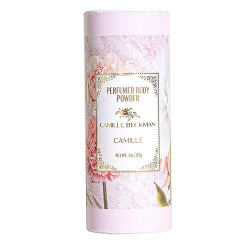 Camille Beckman Talc-Free Body Powder, Perfumed Dusting Powder, 3 Ounce