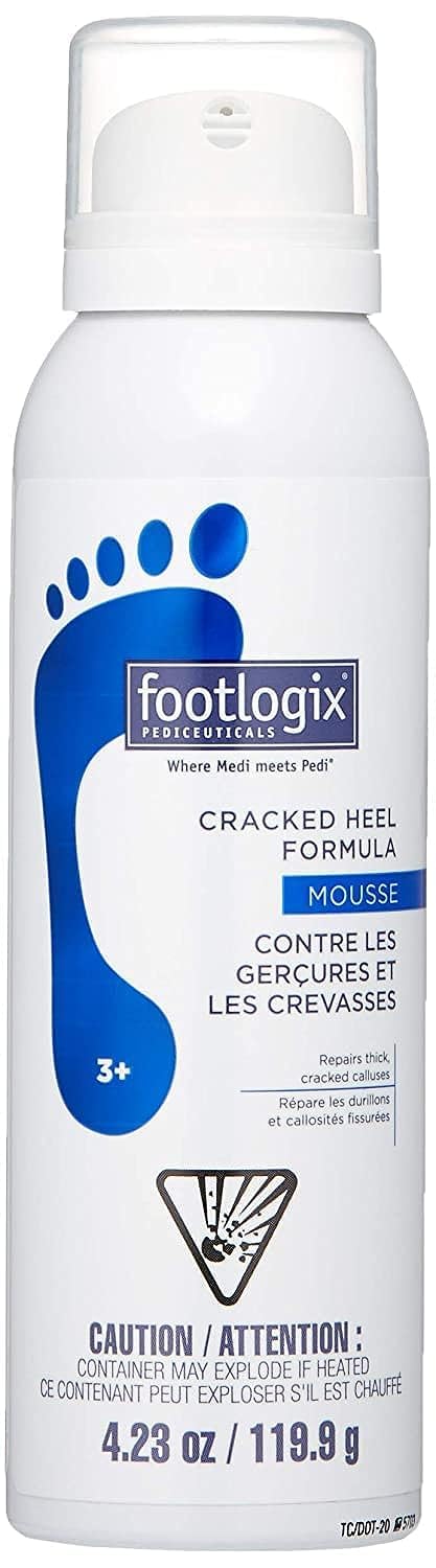 Footlogix Cracked Heel Formula - 4.23 Oz, White Moisturizing Treatment For Dry Feet