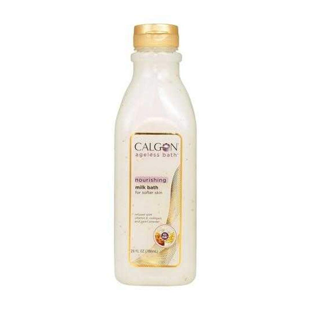 Calgon Ageless Bath Nourishing Milk Bath - 26 Ounce Moisturizing Bath Soak