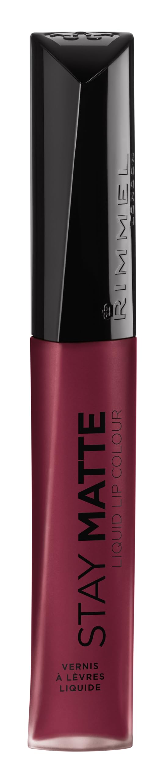 Rimmel Stay Matte Liquid Lip Color, Kiss-Proof Waterproof Lipstick, 810 Plum This Show, 0.21Oz