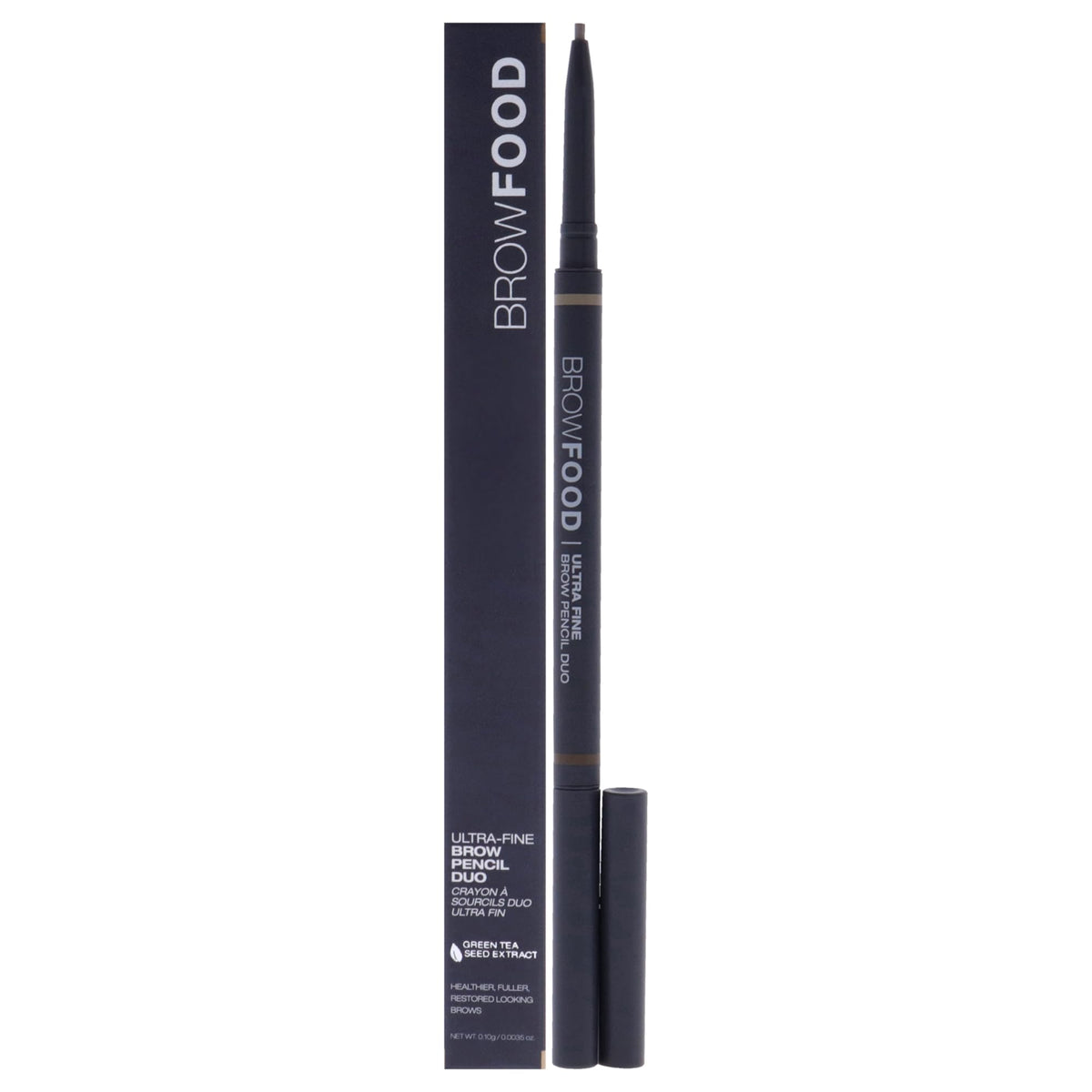 BrowFood Eco Precision 2Tone Brow Pencil with Refill  Blonde  04g