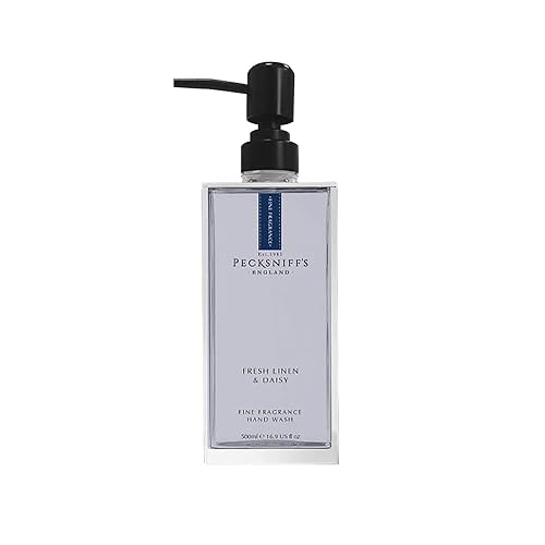 Pecksniff'S Moisturizing Hand Wash 500Ml - Vitamin B, Gentle Cleanser, Fresh Linen & Daisy