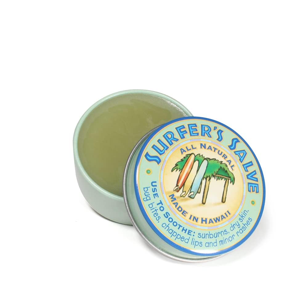 Island Soap Surfer'S Salve - All Natural Skin Balm For Chafing, Insect Bites, Sunburn - 0.