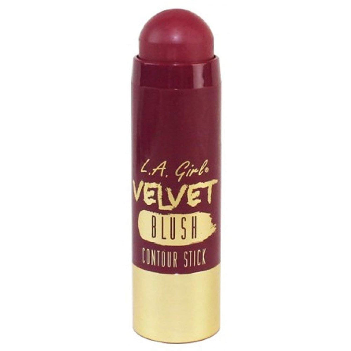 L.A. Girl Velvet Contour Stick - Blush Crushed Berry, 1 Count, Perfect For Contouring And Highlighting