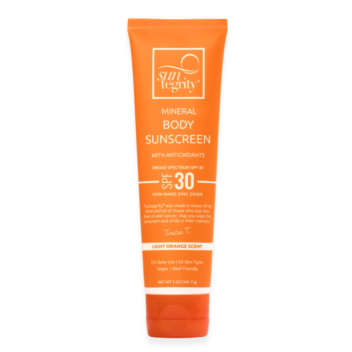 Suntegrity Mineral Body Sunscreen Spf 30 - 5 Oz, Broad Spectrum Uva/Uvb Protection