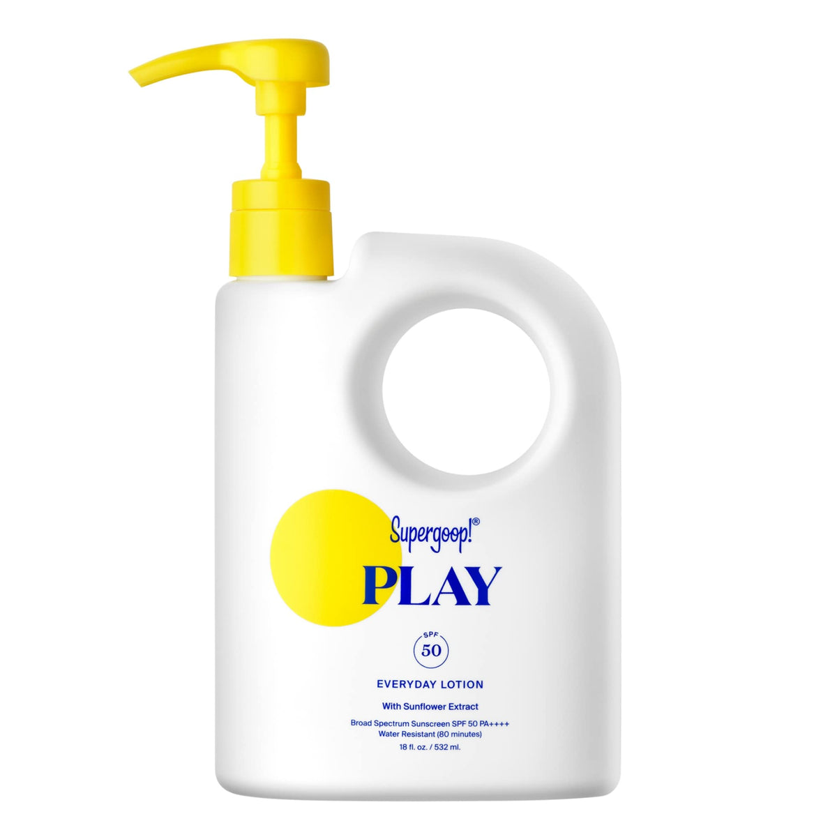 Supergoop! Play Everyday Lotion Spf 50, 18 Fl Oz - 2 Pack, Water & Sweat Resistant Sunscreen