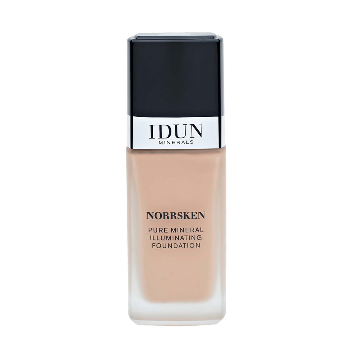 IDUN Minerals Liquid Norrsken Foundation  Silky Smooth Coverage  Luminous  Dewy Finish for Dry and Dull Skin  Water Resistant