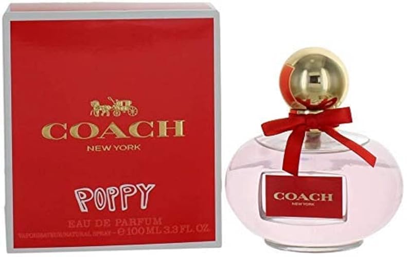 Coach Poppy Eau De Parfum 3.3 Fl. Oz. - Long Lasting Floral & Fruity Fragrance With Mandarin &