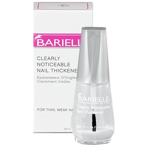 Barielle Nail Thickener Top Coat - Quick-Drying, Heals Damaged Nails, 0.5 Fl Oz