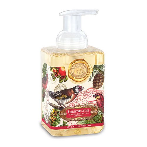 Michel Design Works Christmastime Foaming Hand Soap, 17.8 Fl Oz - Holiday Gift Idea