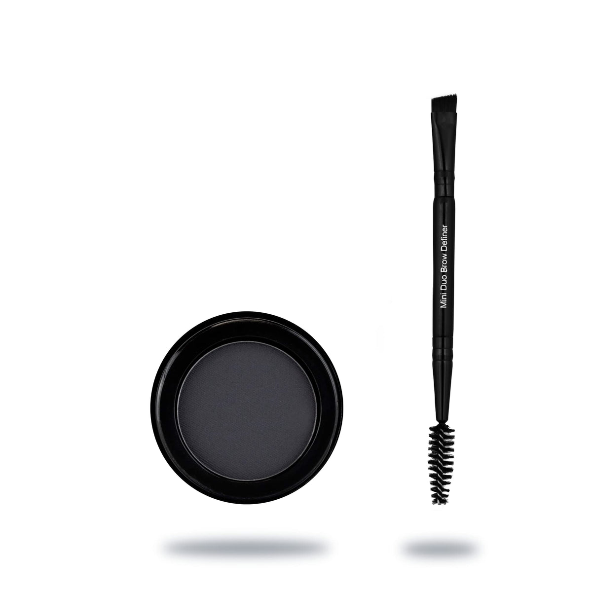 Billion Dollar Brows Eyebrow Powder - Raven - Lightweight Formula, Natural Tones, Duo Definer Brush