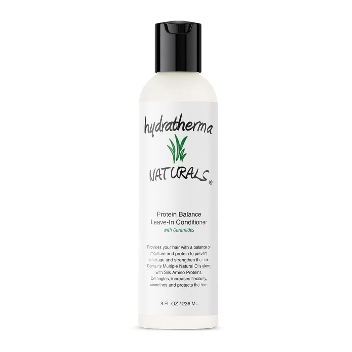 Hydratherma Naturals Protein Balance Leave-In Conditioner, 8 Oz - Nourishing Hair Care