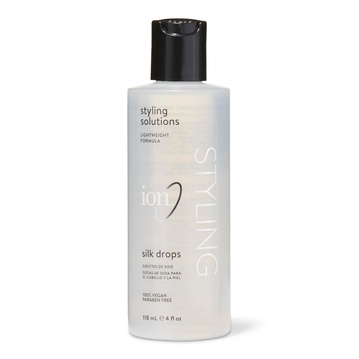 Ion Silk Drops - Frizz Control, Shine & Softness, Lightweight Formula, 4 Fl Oz