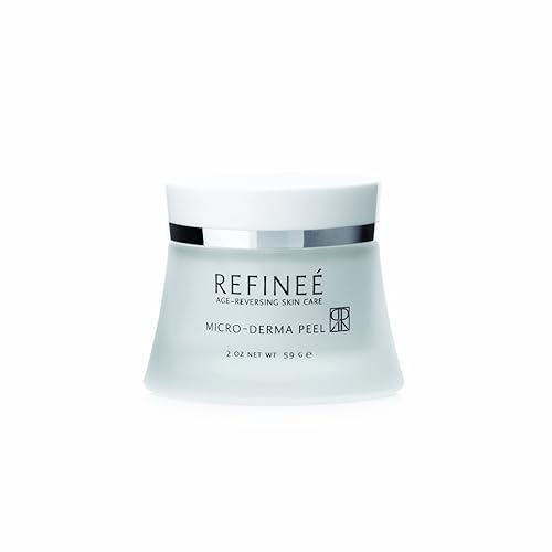 Refinee Micro-Derma Face Peel – Professional Grade Crystals For Dull, Uneven Skin, 2Oz