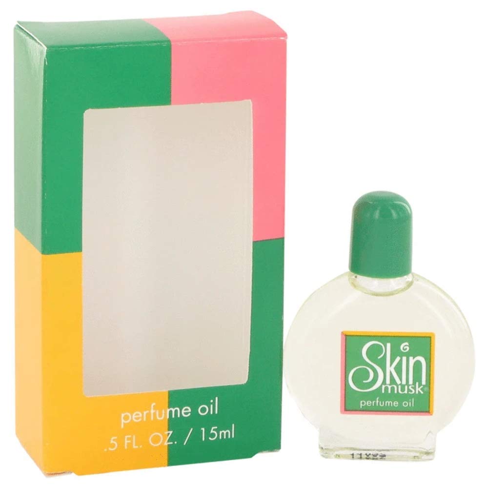 Skin Musk Oil by Prince Matchabelli for Women, 0.5 Oz - Green Fragrance