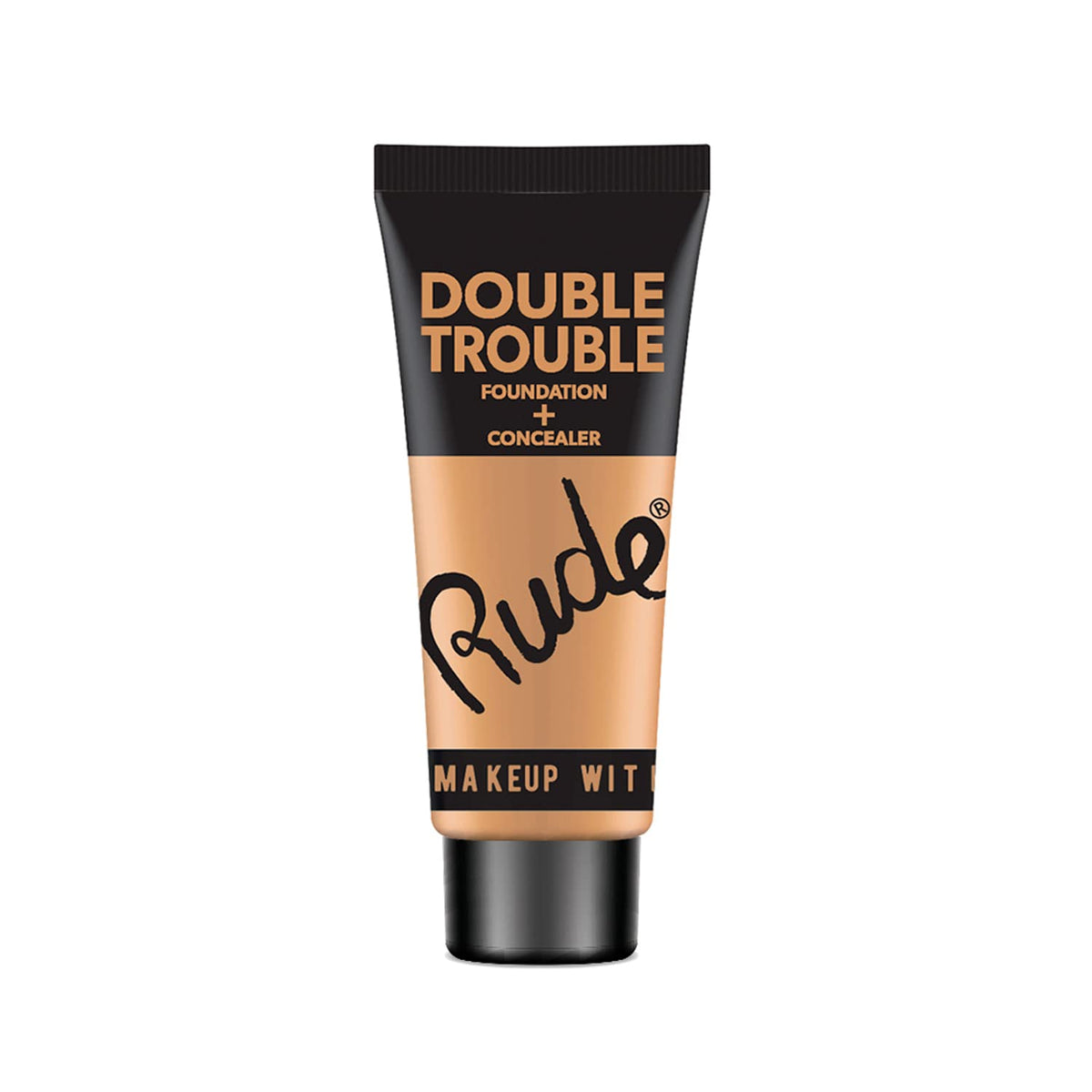 Rude - Double Trouble Foundation + Concealer - Cocoa