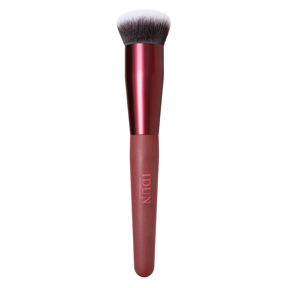 Idun Minerals Pro Buffer Foundation Brush - Densely Packed Liquid Makeup Brush, Synthetic Bristles