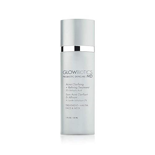 Glowbiotics Probiotic Acne Control Gel With Salicylic Acid - 1 Fl Oz, Minimizes Breakouts, Unclogs P