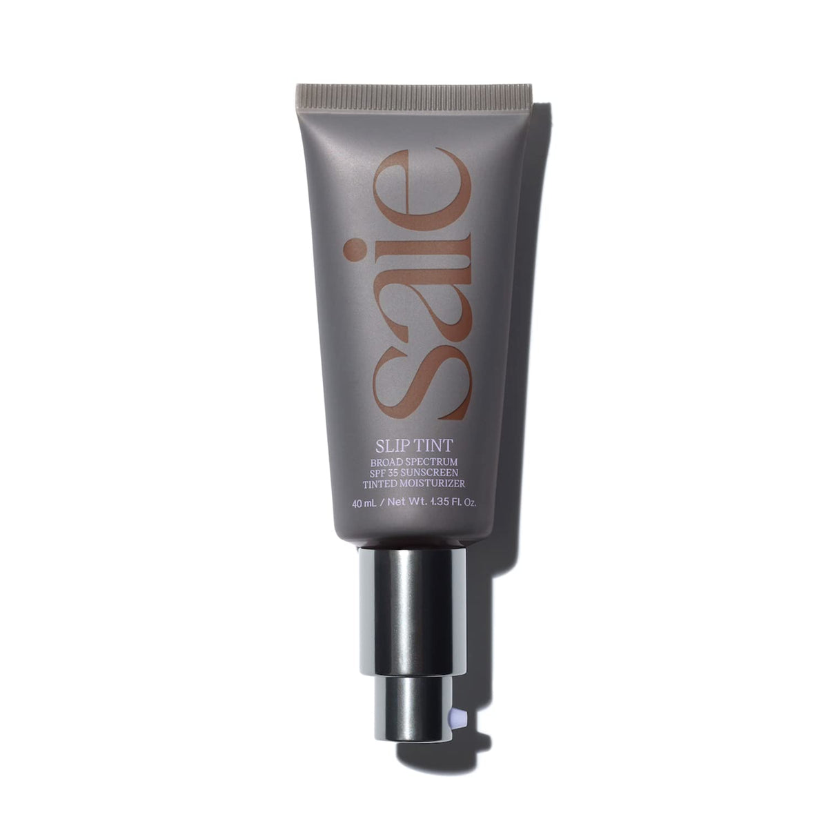 Saie Slip Tint Spf 35 Tinted Moisturizer - Shade 10, Hydrating, Lightweight Sunscreen 1.35 Oz