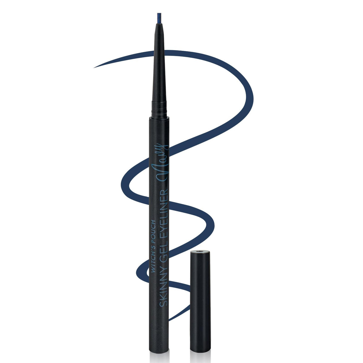 Witch'S Pouch Waterproof Gel Eyeliner Pencil - Long-Lasting, Smudge-Proof, 08 Navy