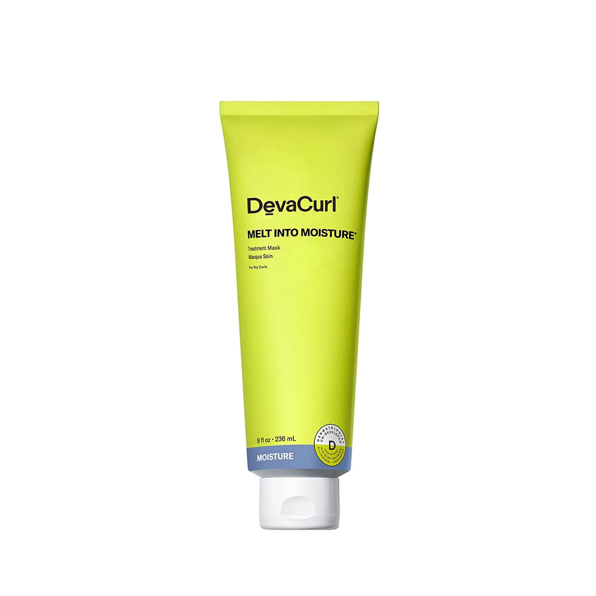 Devacurl Melt Into Moisture Treatment Mask, 8 Fl. Oz. - Deep Hydration For Dry Hair