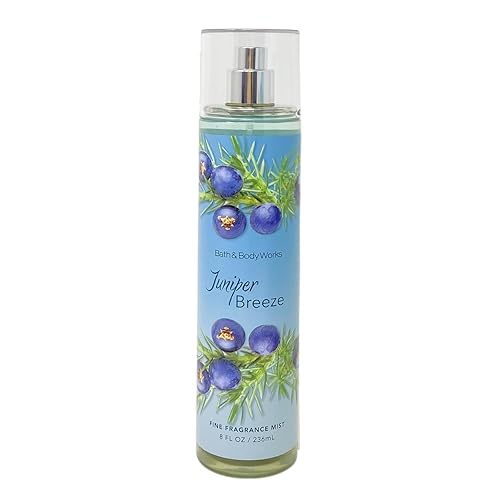 Bath & Body Works Juniper Breeze Fine Fragrance Body Spray Mist 8 Fl Oz - Refreshing Scent