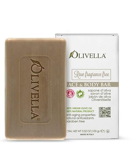 Olivella Fragrance Free Soap Bar 3.52 Oz - Case Of 6, Gentle Cleansing For Sensitive Skin