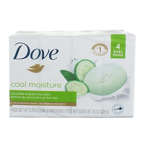 Dove Cool Moisture Beauty Soap - 28 Pack Of 4.25 Oz Bars For Hydrated Skin