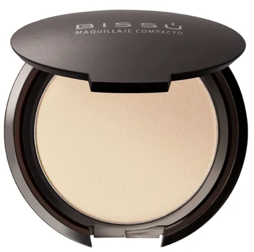 Bissú Compact Powder Makeup 8G - Translucid (01) - Lightweight, Smooth Finish, Long-Lasting