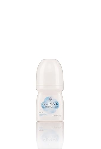 Almay Roll-On Antiperspirant & Deodorant, Fragrance Free, 1.7 Oz, Pack Of 2