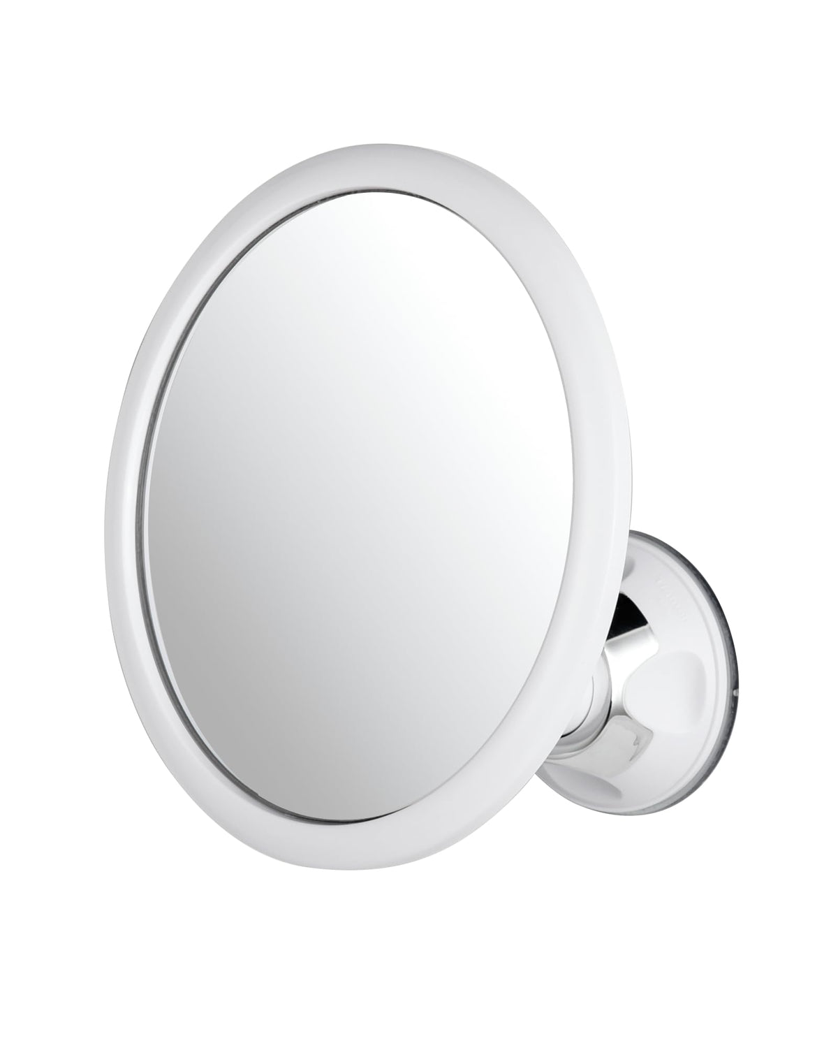 Mirrorvana Anti Fog Shower Mirror - 6.7&quot; Shatterproof With 360° Swivel Suction Cup,