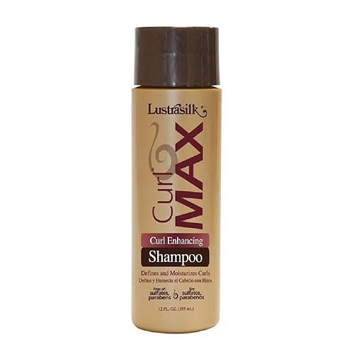 Lustrasilk Max Curl Enhancing Shampoo, 12 Fl Oz - Boosts Curls & Adds Shine