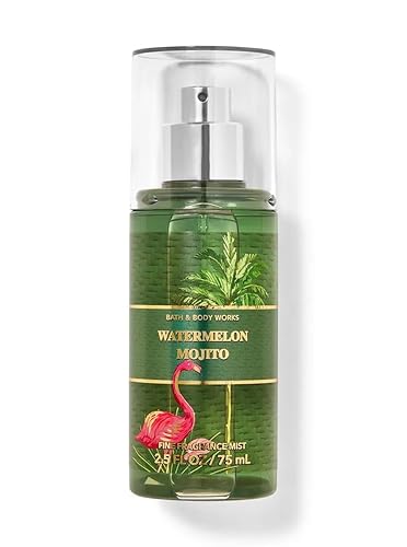 Bath & Body Works Watermelon Mojito Fine Fragrance Mist Travel Size 2.5 Oz Mini Spray