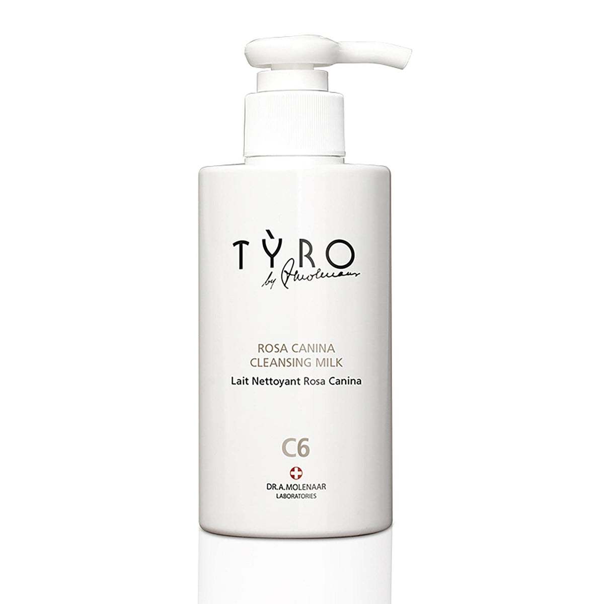 TYRO Rosa Canina Face Cleansing Milk - 6.76 Oz, Removes Oil, Softens Skin, Maintains Barrier