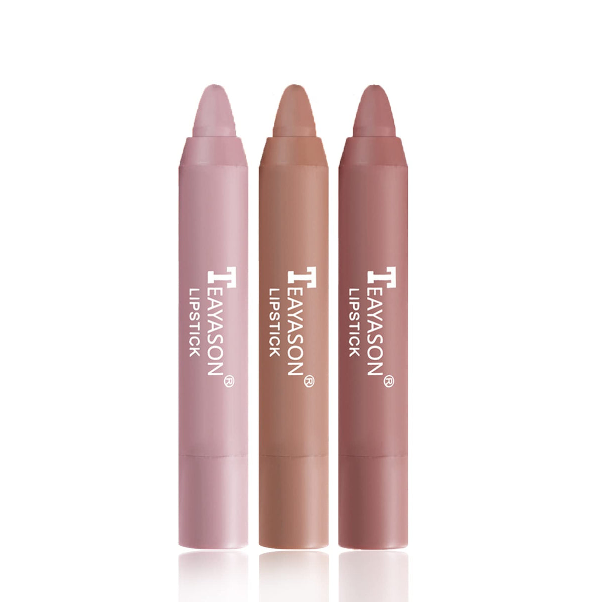 Xingxyuel Matte Nude Lipstick Set - 3Pcs Waterproof Long Lasting Non-Stick Velvet Lip Gloss