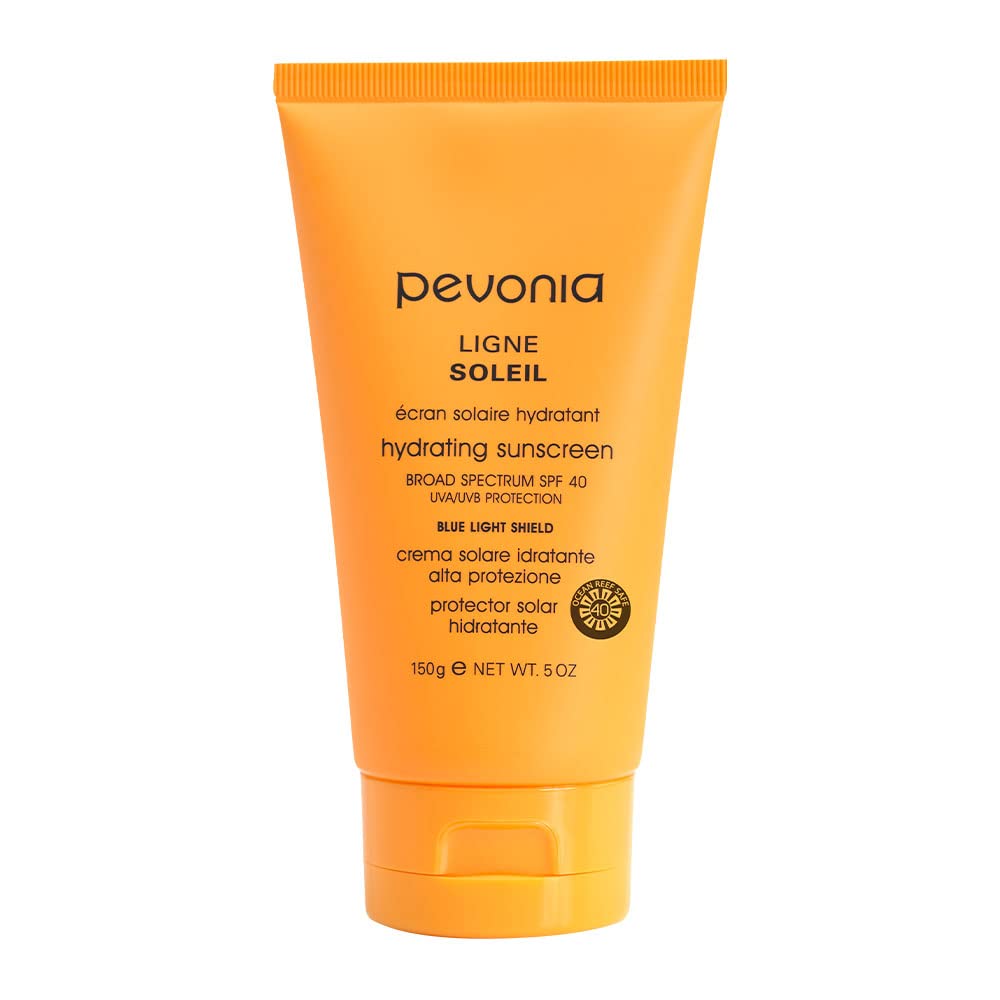 Pevonia Hydrating Sunscreen Spf 40 Uva/Uvb With Bluelight Shield, 0.18 Oz