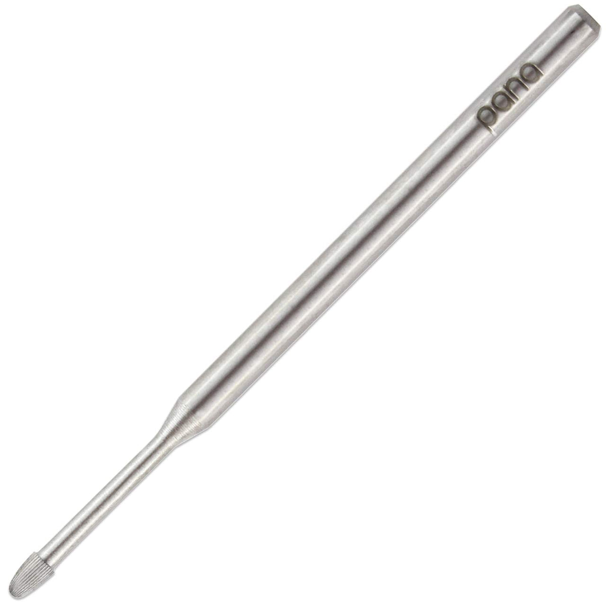 Pana Premium 3/32&quot; Cuticle Clean Nail Carbide Bit - Silver-Snake Head, Fine For Electric Drill