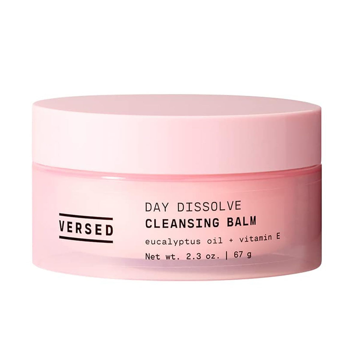 Versed Day Dissolve Cleansing Balm - Makeup Melting Oil Cleanser With Vitamin E & Eucalyptus Oil 2.3 Oz