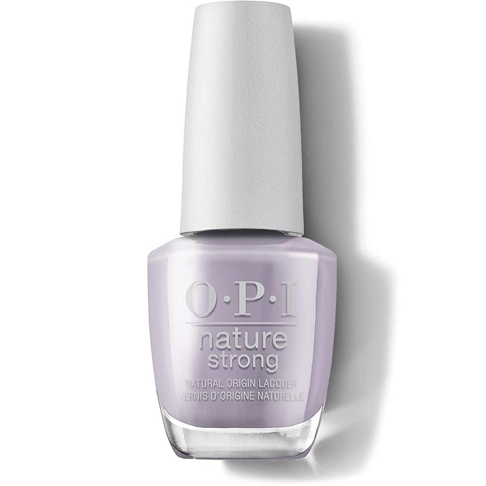 OPI Nature Strong Vegan Nail Polish  Right as Rain  Gray Nail Polish  Natural Origin  CrueltyFree Nail Lacquer  05 fl oz